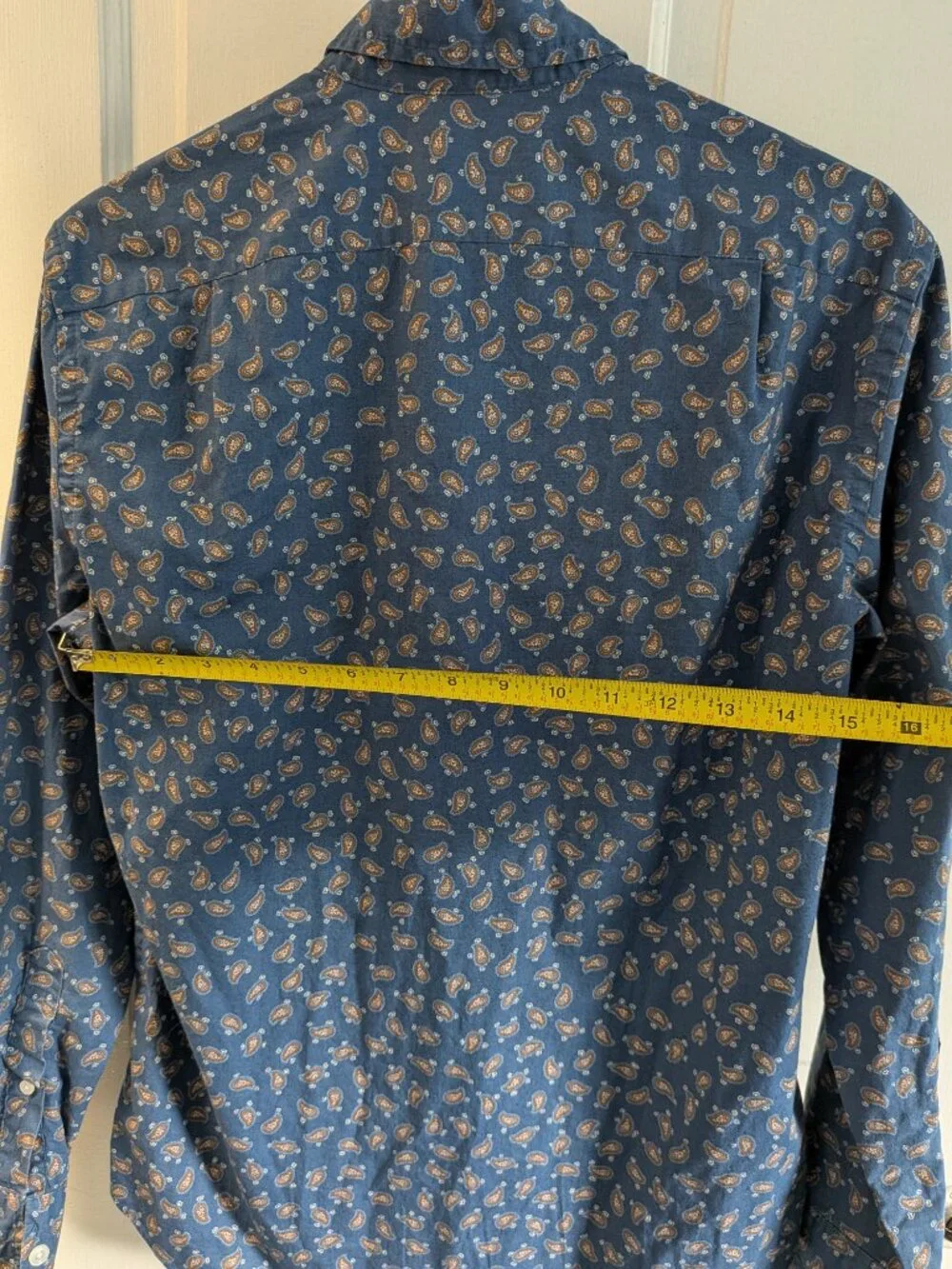 J. Crew Mercantile Slim Untucked Button Down Shirt Paisley